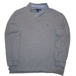 Tommy Hilfiger Polo Longsleeve Collared Shirt Mens Large